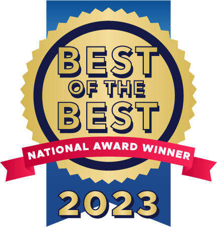 'The Best of the Best National Award Winner 2022' badge