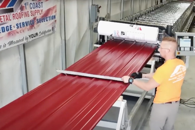 roll forming metal roofing