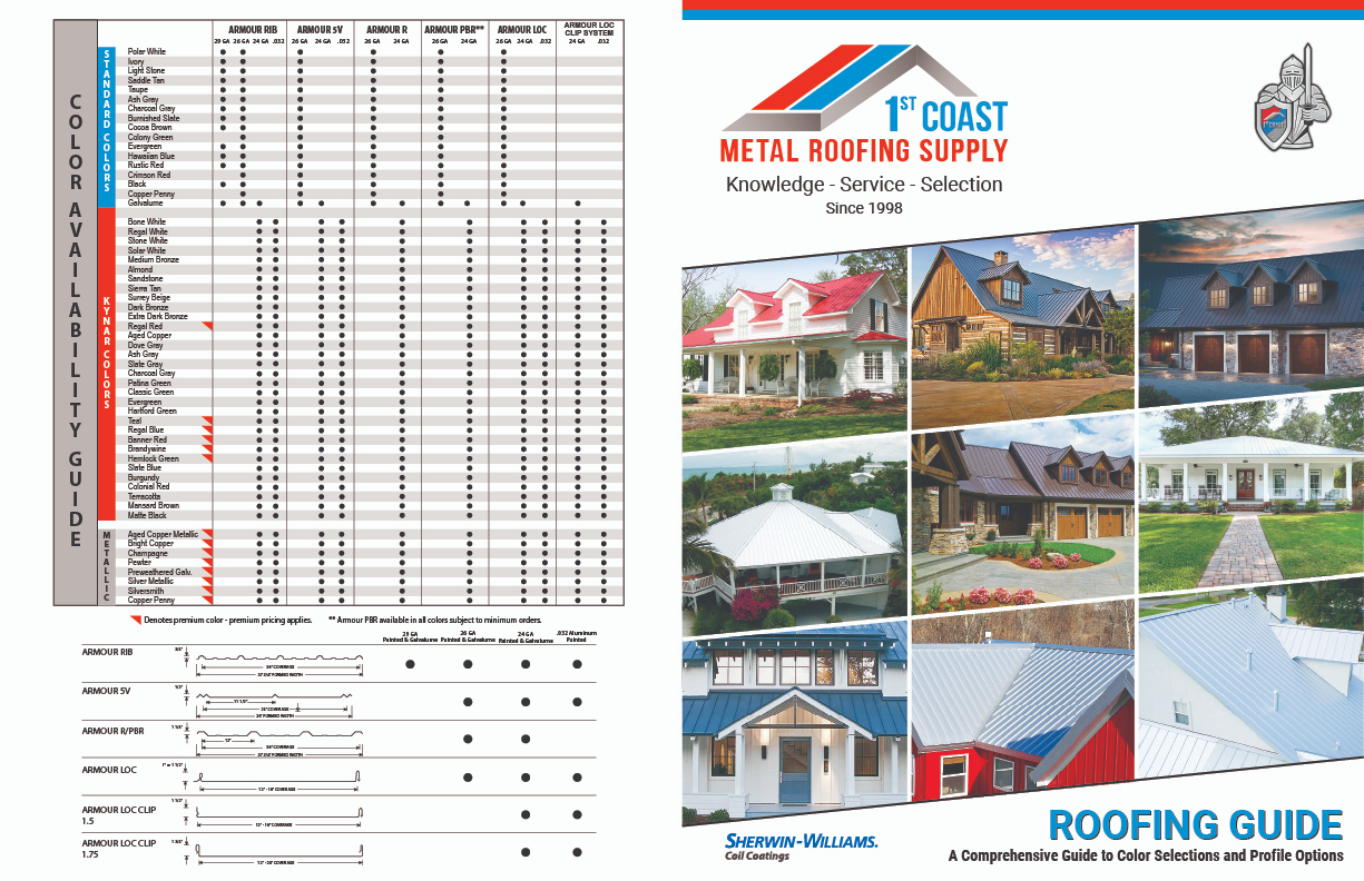 Color availability guide